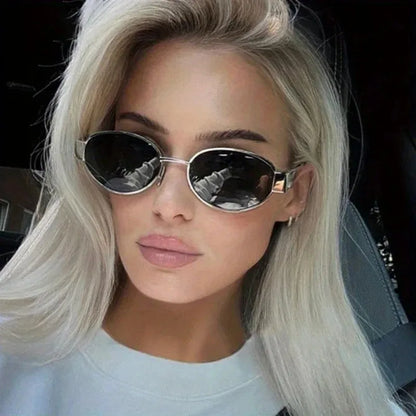 Berlin Modern Klassisch Oval Sonnenbrille