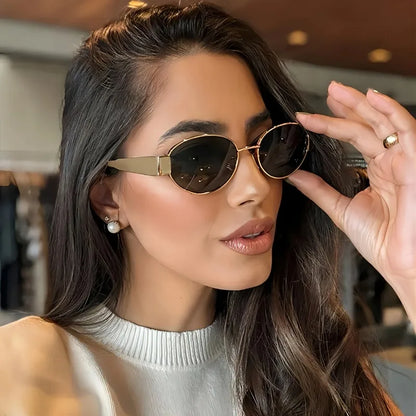 Berlin Modern Klassisch Oval Sonnenbrille