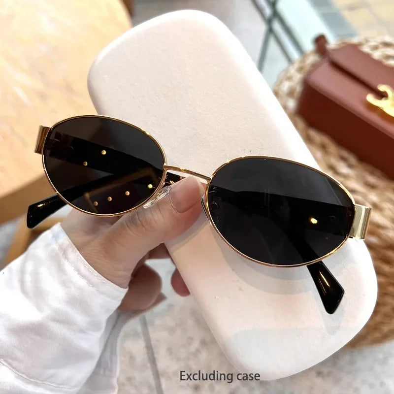 Berlin Modern Klassisch Oval Sonnenbrille