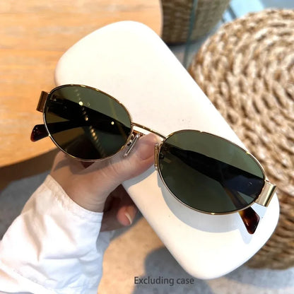Berlin Modern Klassisch Oval Sonnenbrille